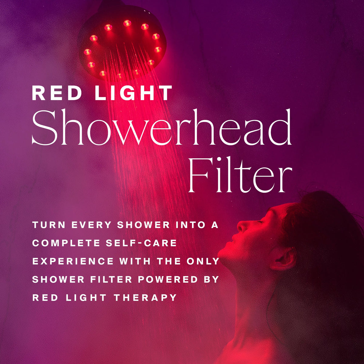 Red Light Showerhead Filter