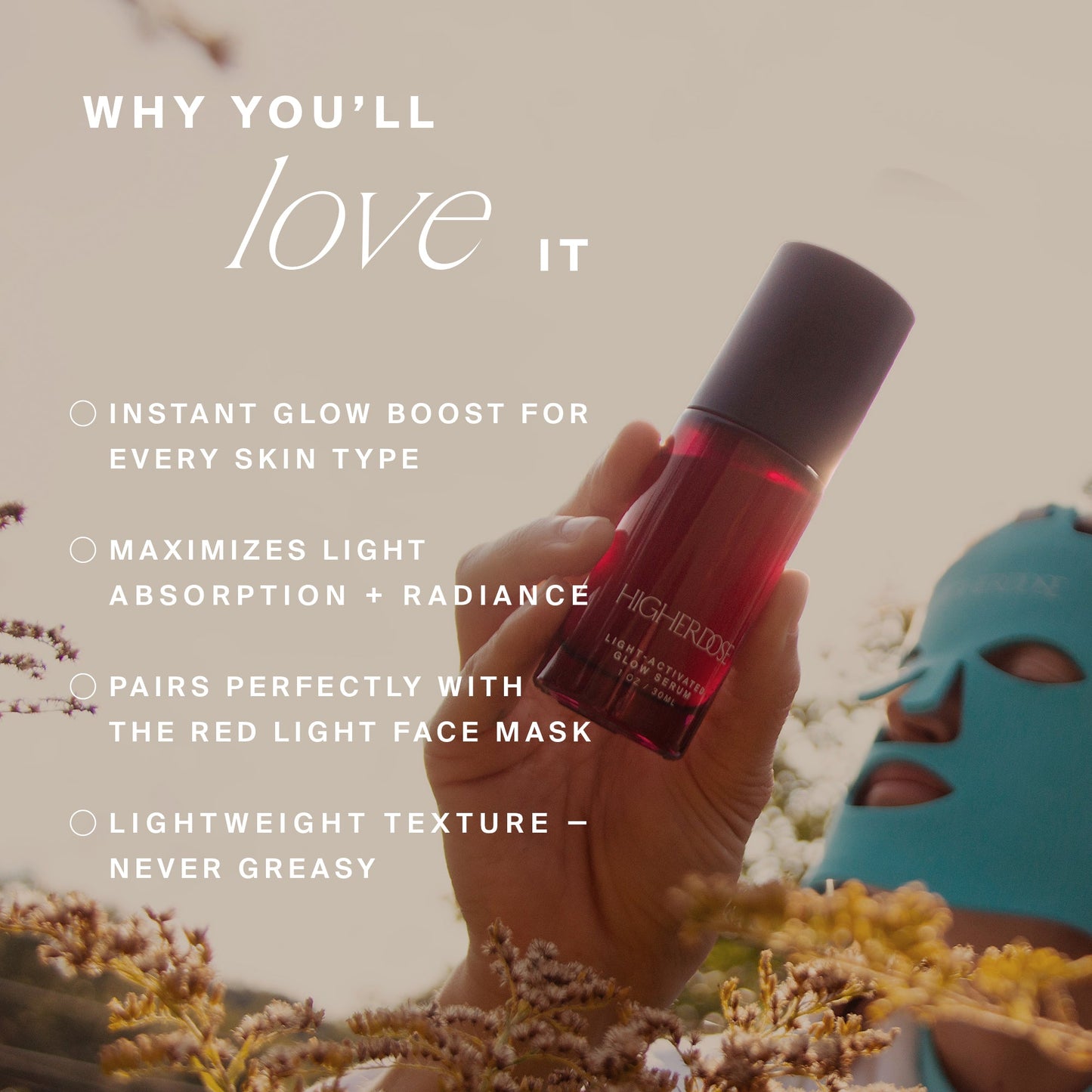 Light-Activated Glow Serum