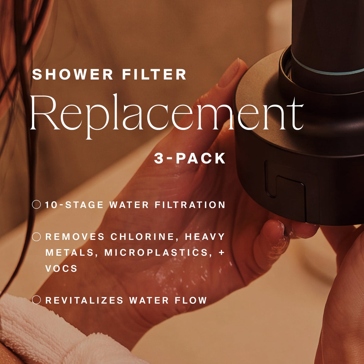Red Light Showerhead Filter