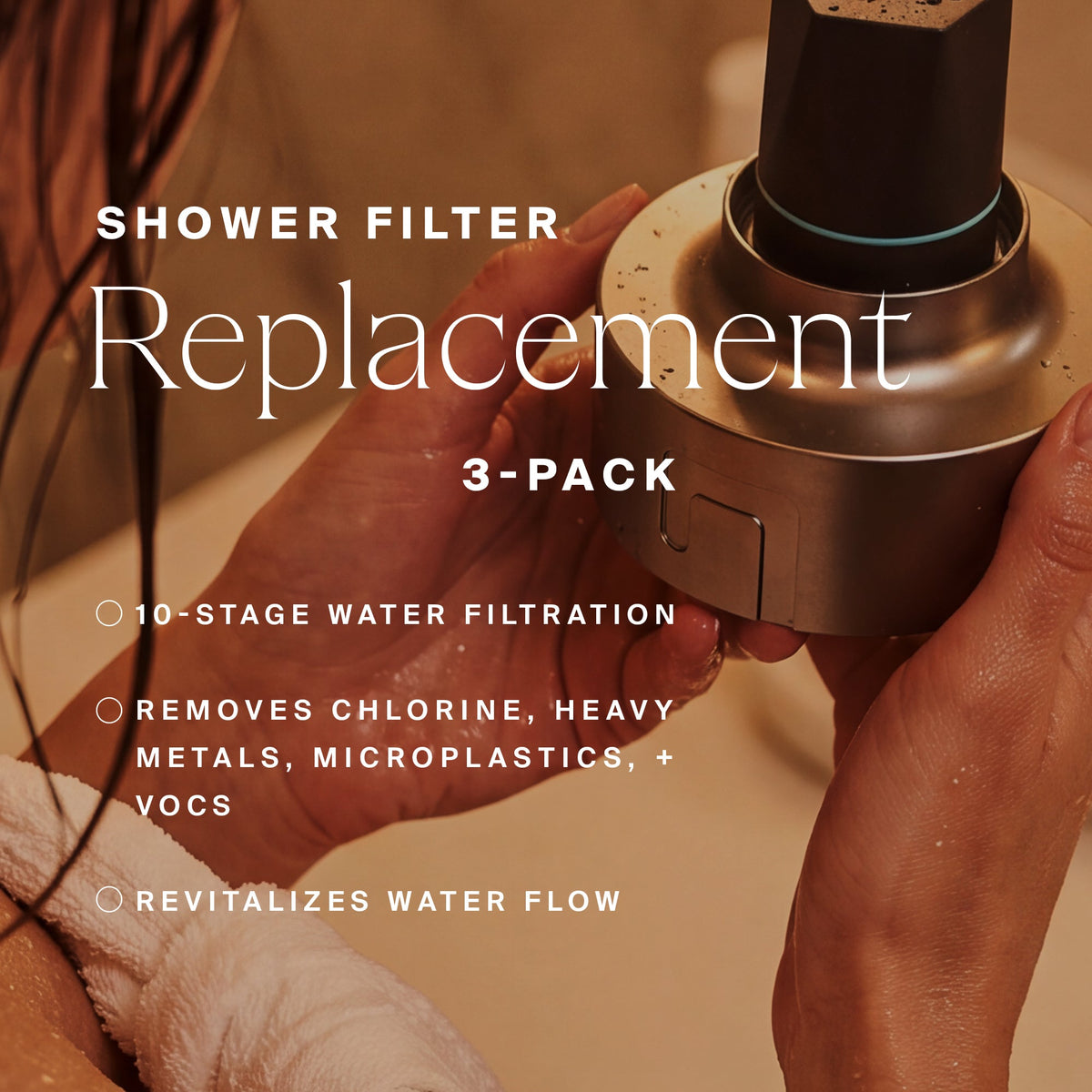 Red Light Showerhead Filter