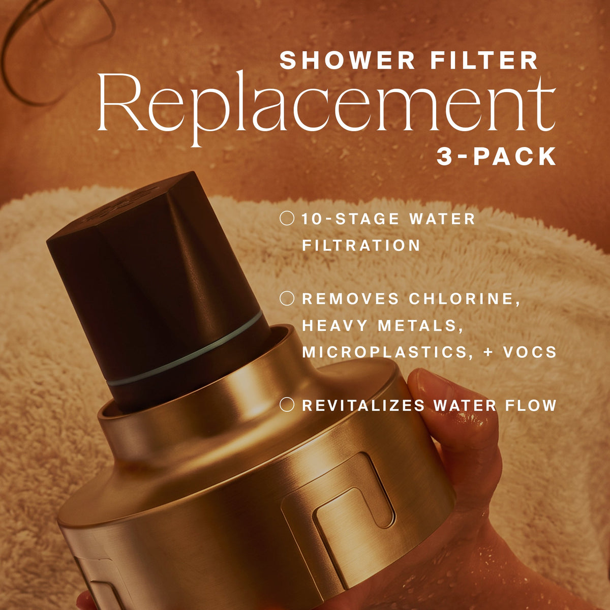 Red Light Showerhead Filter