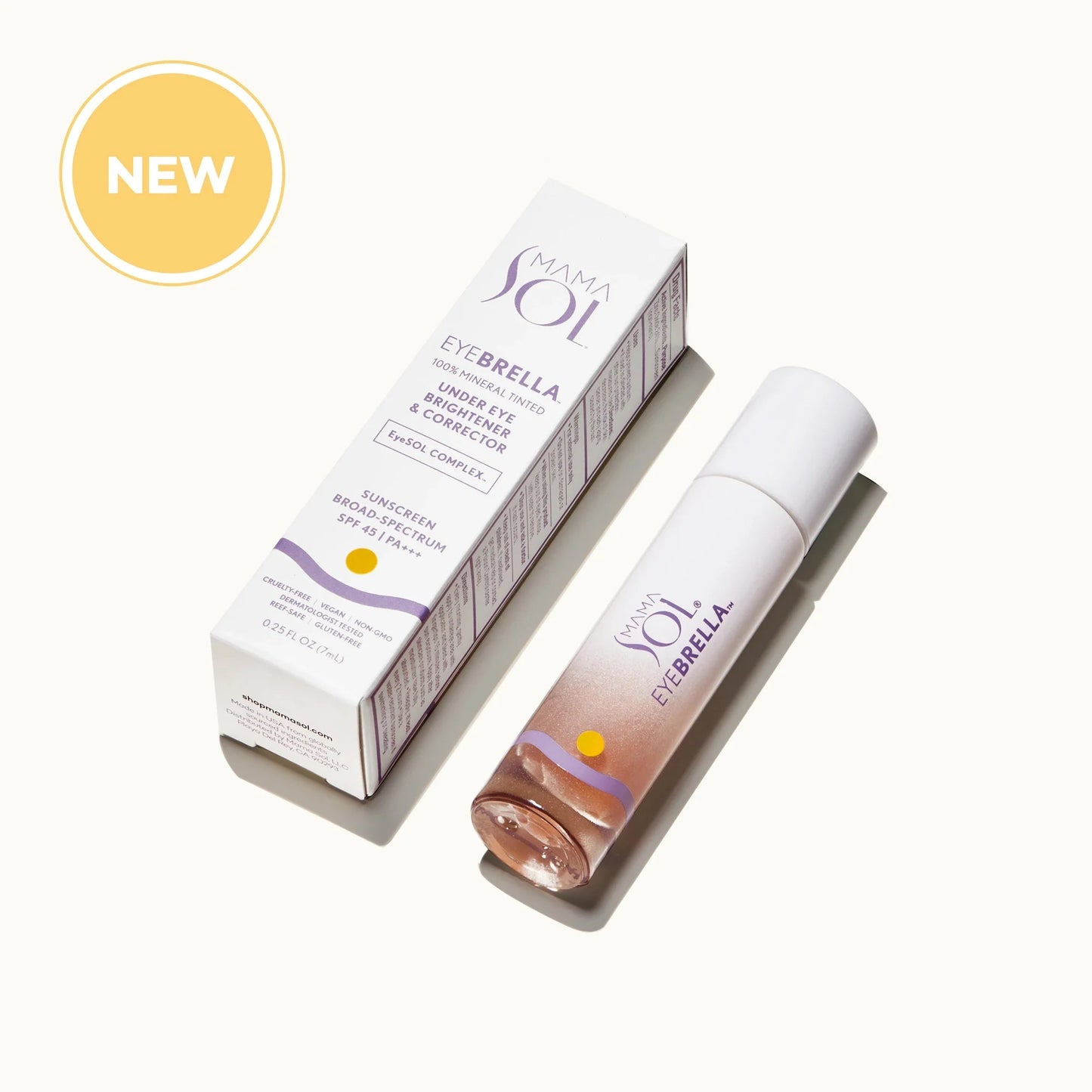 EYEBRELLA™ - 100% Mineral Tinted Under Eye Brightener & Corrector SPF 45