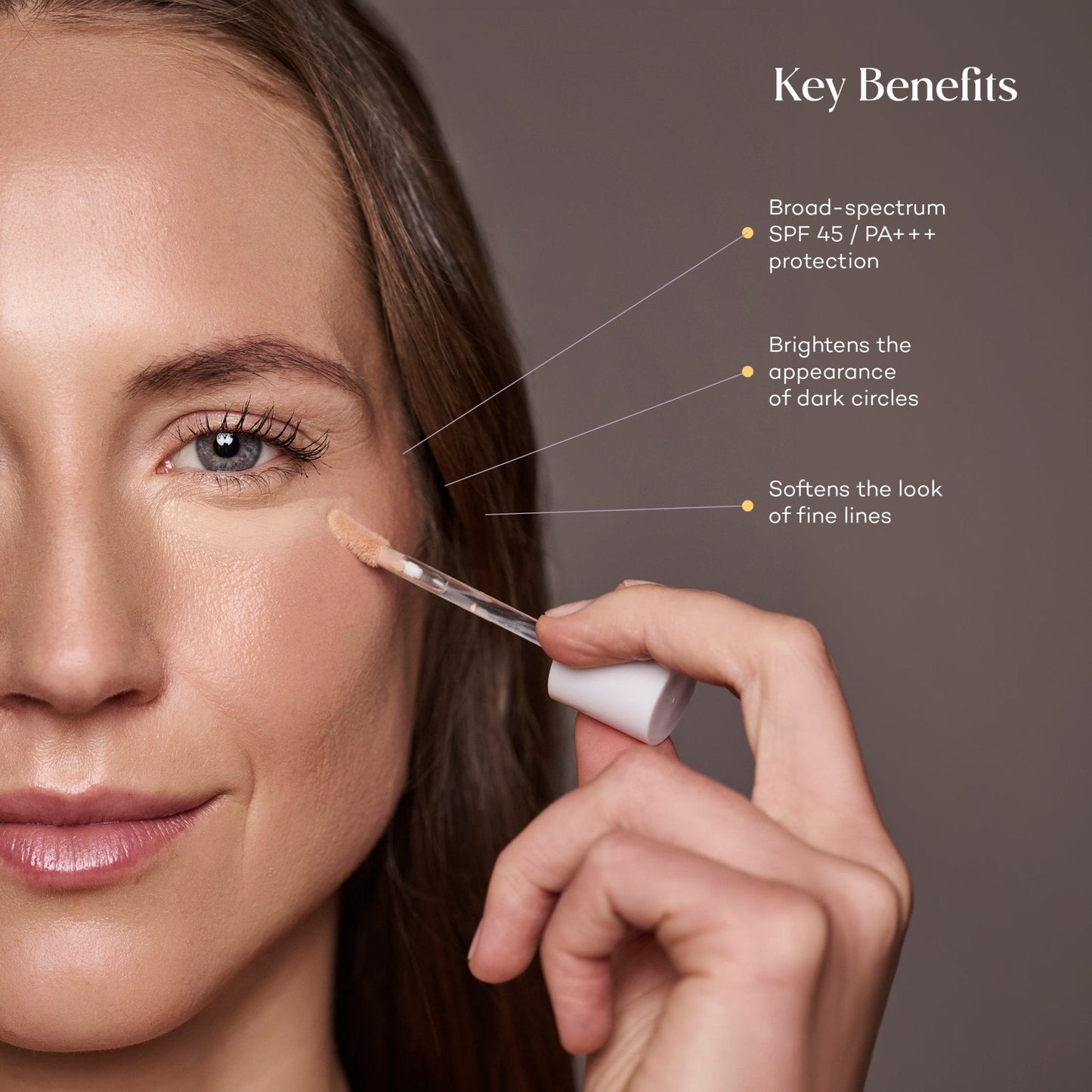EYEBRELLA™ - 100% Mineral Tinted Under Eye Brightener & Corrector SPF 45